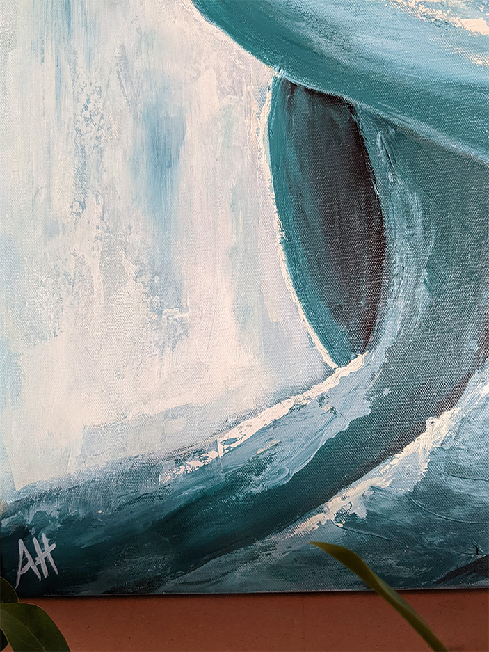 In the shadow of the light 30x40