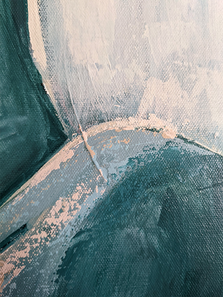 In the shadow of the light 30x40