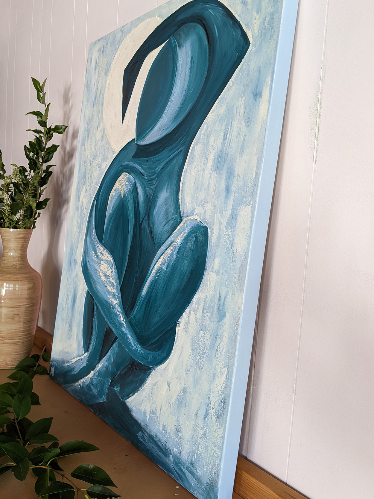 In the shadow of the light 30x40