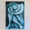 Bare hug - original painting on 36x24 gallery-wrapped canvas