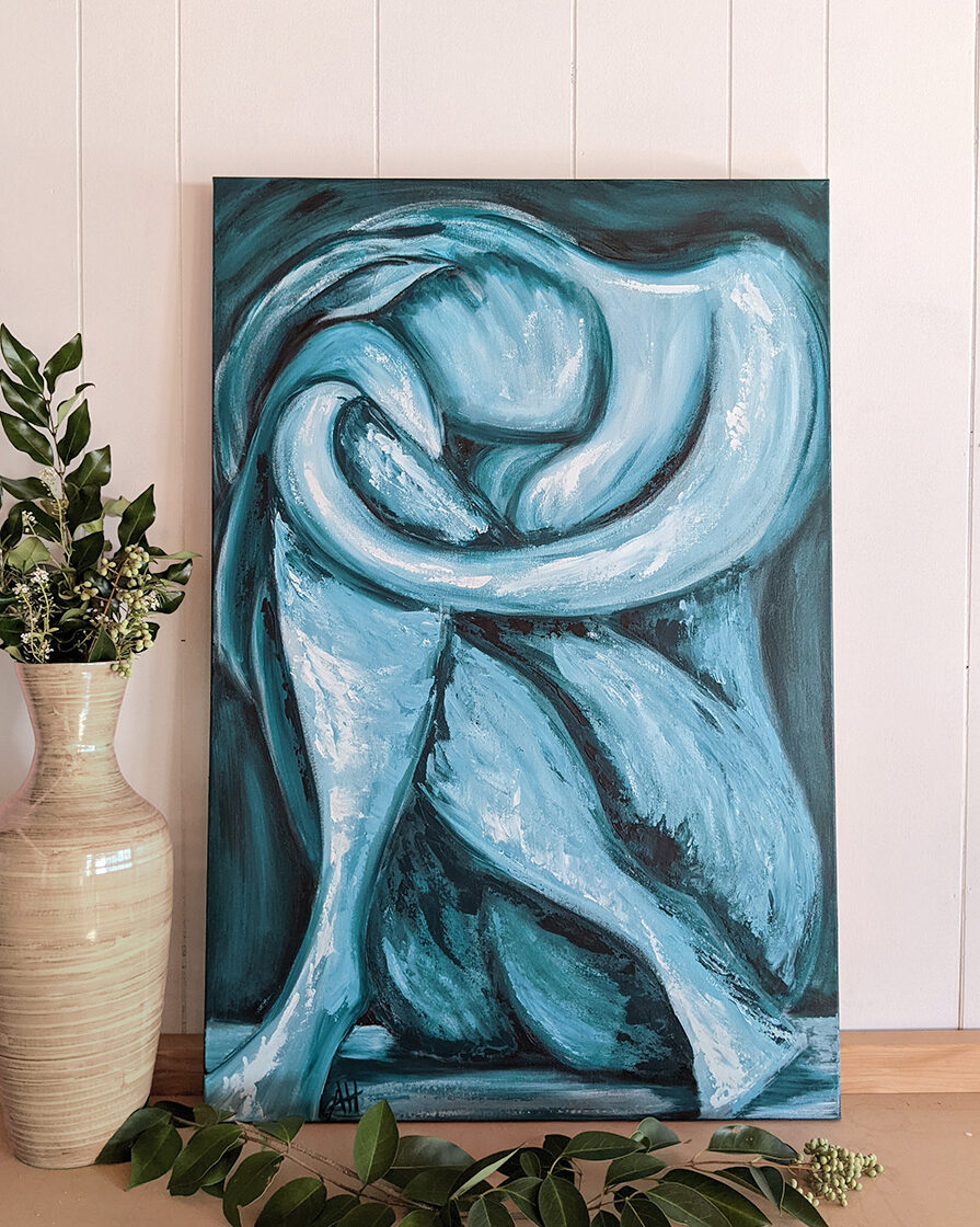 Bare hug 24x36