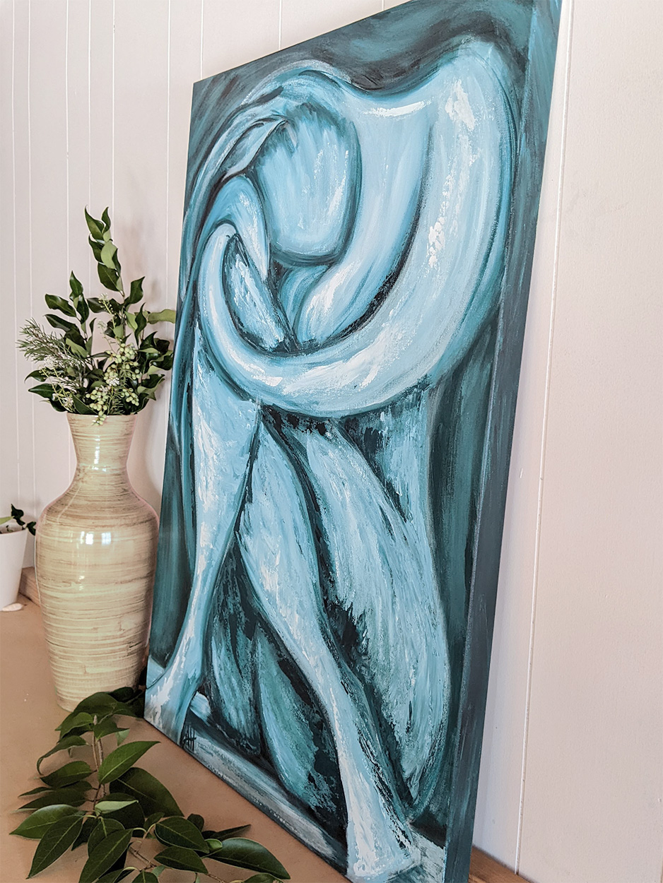 Bare hug 24x36