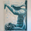 Lifting oneself up - original painting on 40x30 gallery-wrapped canvas