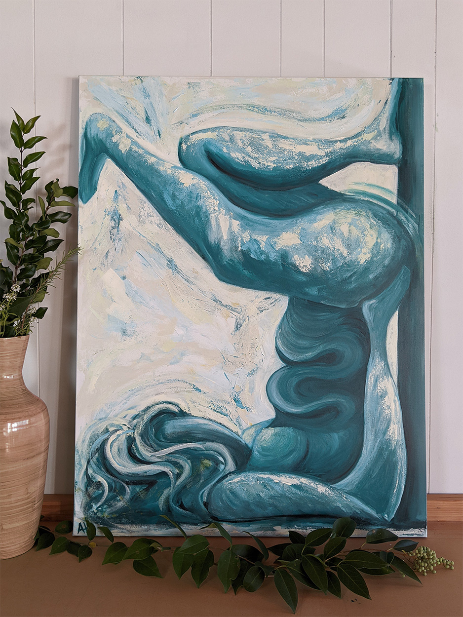 Lifting oneself up 30x40