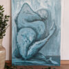 On hands and knees 30x40