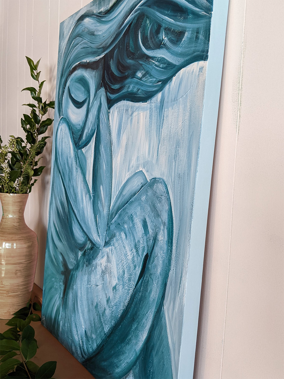 Taking a moment to breathe and reset 30x40