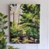 In and Out of Light - original landscape painting on 24x18 gallery-wrapped canvas
