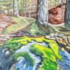 [SOLD] Fuzzy Forest Floor 12x16