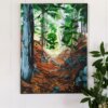 Secret Spot - original landscape painting on 24x18 stretched canvas