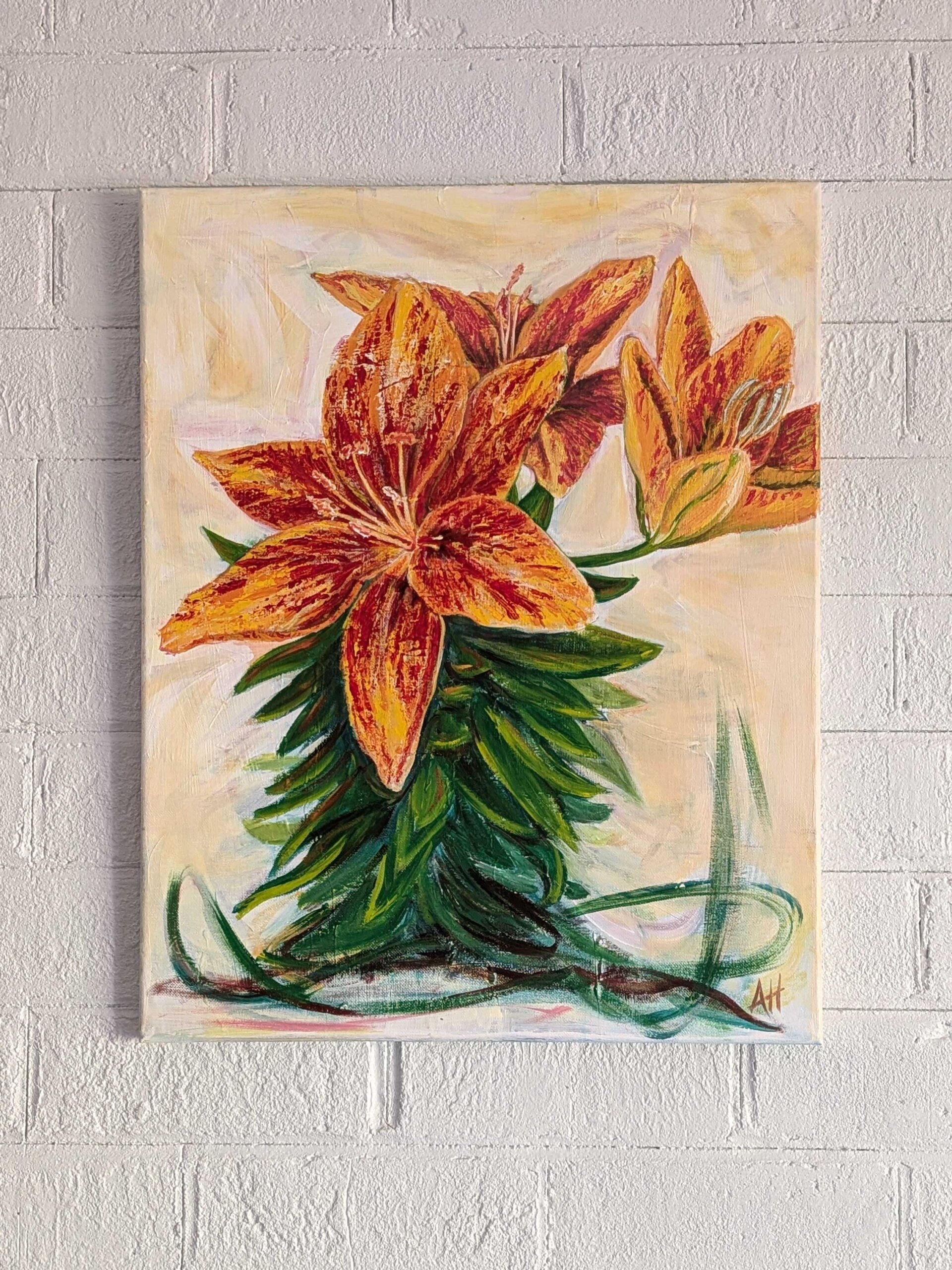 Flourishing Fire 16x20